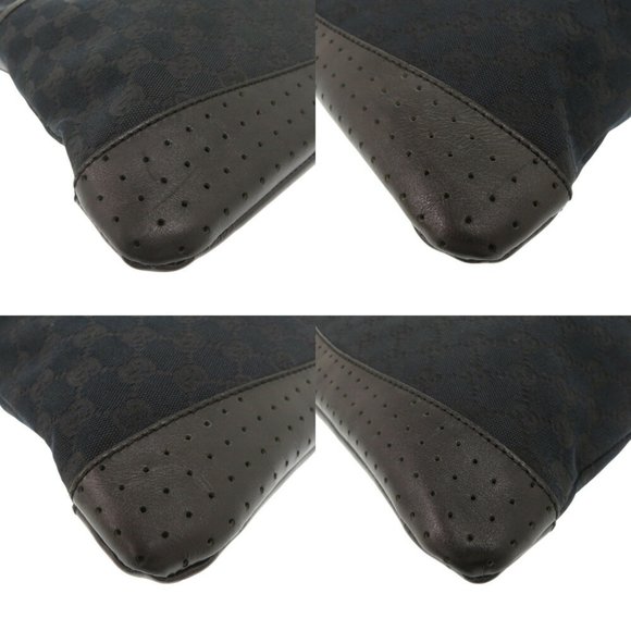GUCCI Black Leather Shoulder Bag - Picture 5 of 11